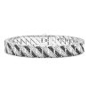 Bracelets | Zancan Gioielli Bracelet Zancan Maille Seule En Argent Avec Pierres. Noir