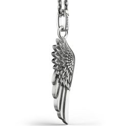 Colliers | Zancan Gioielli Zancan Silver Necklace With Wing Pendant.