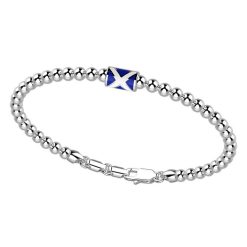 Bracelets | Zancan Gioielli Zancan Silver Beads Bracelet With Nautical Flag. Classique