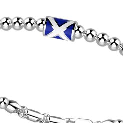 Bracelets | Zancan Gioielli Zancan Silver Beads Bracelet With Nautical Flag. Classique