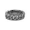 Bagues | Zancan Gioielli Zancan Silver Curb Chain Ring. 18