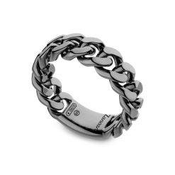 Bagues | Zancan Gioielli Zancan Silver Curb Chain Ring. 18