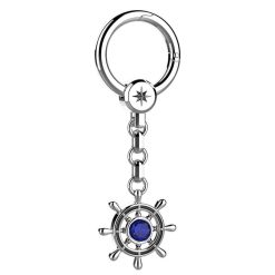 Porte-Cles | Zancan Gioielli Silver Keychain With Helm