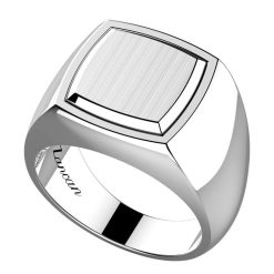 Bagues | Zancan Gioielli Zancan Hexagonal Silver Signet Ring. 18