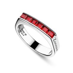 Bagues | Zancan Gioielli Bague En Argent Et Spinelle Naturel De Zancan. Rouge