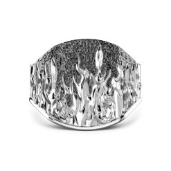 Bagues | Zancan Gioielli Zancan Silver Ring With Flames. 18