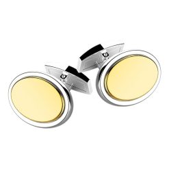 Boutons De Manchette | Zancan Gioielli Zancan Silver And 18K Gold Cufflinks. Or Jaune