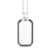 Colliers | Zancan Gioielli Collier Zancan En Argent Avec Pendentif Plaque.