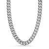 Colliers | Zancan Gioielli Zancan Broad Curb Chain Necklace With Black Striated Finished.