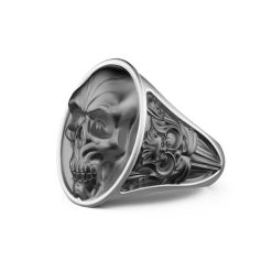 Bagues | Zancan Gioielli Zancan Silver Ring With Evanescent Skull. 18