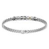 Bracelets | Zancan Gioielli Zancan Silver Curb Chain Bracelet With Tag.