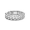 Bagues | Zancan Gioielli Zancan Silver Curb Chain Ring. 18