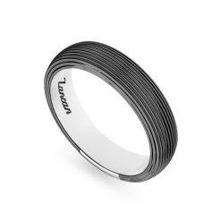 Bagues | Zancan Gioielli Zancan Burnished Silver Band Ring. 18