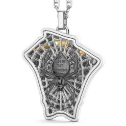 Colliers | Zancan Gioielli Zancan Silver Necklace With Playing Card Pendant. Blanc