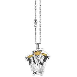 Colliers | Zancan Gioielli Zancan Silver Necklace With Playing Card Pendant. Blanc