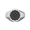 Bagues | Zancan Gioielli Zancan Silver Ring With Black Stones. 18