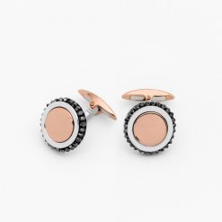 Boutons De Manchette | Zancan Gioielli Zancan Gold And Diamond Cufflinks.