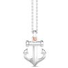 Colliers | Zancan Gioielli Zancan Silver Necklace With Anchor Pendant.