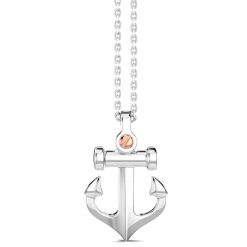 Colliers | Zancan Gioielli Zancan Silver Necklace With Anchor Pendant.