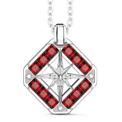 Colliers | Zancan Gioielli Collier En Argent Zancan Avec Pierres Naturelles Rouge