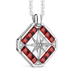 Colliers | Zancan Gioielli Collier En Argent Zancan Avec Pierres Naturelles Rouge