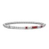 Bracelets | Zancan Gioielli Bracelet Zancan En Argent. Rouge