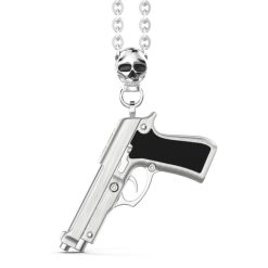 Colliers | Zancan Gioielli Zancan Silver Necklace With Gun Pendant.