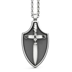 Colliers | Zancan Gioielli Zancan Silver Necklace With Shield Pendant.