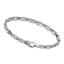 Bracelets | Zancan Gioielli Zancan Silver Link-Only Bracelet 19