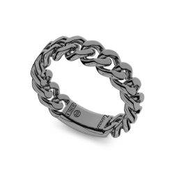 Bagues | Zancan Gioielli Zancan Silver Curb Chain Ring. 18