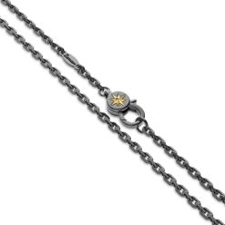 Colliers | Zancan Gioielli Zancan Burnished Silver Necklace With Lighthouse.