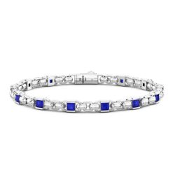 Bracelets | Zancan Gioielli Bracelet Zancan En Argent 925 Avec Pierres Naturelles. Bleu