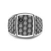 Bagues | Zancan Gioielli Zancan Burnished Silver Signet Ring. 18