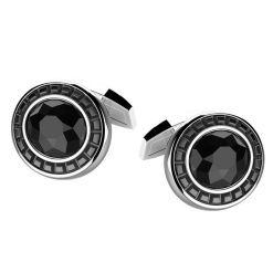 Boutons De Manchette | Zancan Gioielli Silver Cufflinks With Onyx Stone