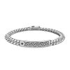 Bracelets | Zancan Gioielli Zancan Curb Chain Silver Bracelet With Tag. 19