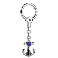 Porte-Cles | Zancan Gioielli Silver Keychain With Anchor