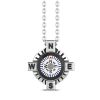 Colliers | Zancan Gioielli Zancan Necklace With White Silver Compass.