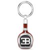 Porte-Cles | Zancan Gioielli Porte-Cles Bugatti En Argent Et Cuir. Rouge