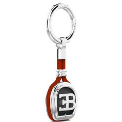 Porte-Cles | Zancan Gioielli Porte-Cles Bugatti En Argent Et Cuir. Rouge