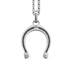 Colliers | Zancan Gioielli Zancan Silver Necklace Horse-Shoe Pendant.