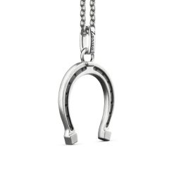 Colliers | Zancan Gioielli Zancan Silver Necklace Horse-Shoe Pendant.