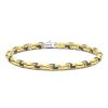 Bracelets | Zancan Gioielli Bracelet Zancan En Or Jaune 18 Carats Et Diamants Noirs. 19