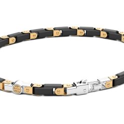 Bracelets | Zancan Gioielli Bracelet Zancan En Or 18Kt Et Ceramique Noire. Or Jaune