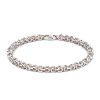 Bracelets | Zancan Gioielli Zancan Silver And Rose Gold Chain Men'S Bracelet. Or Rose