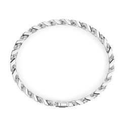 Bracelets | Zancan Gioielli Zancan Silver Curb Chain Bracelet With Black Lacquer.