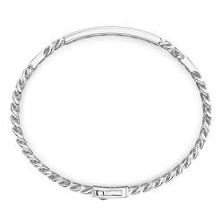 Bracelets | Zancan Gioielli Bracelet Zancan En Argent Avec Plaque Centrale. Noir