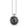 Colliers | Zancan Gioielli Zancan Necklace With Black Silver Compass.