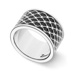 Bagues | Zancan Gioielli Zancan Silver Broad Band Ring. 18