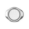 Bagues | Zancan Gioielli Zancan Round Silver Signet Ring. 18