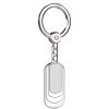 Porte-Cles | Zancan Gioielli Zancan Silver Keychain With Rose Gold Screw.